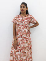 MANGAI New Regular Fit Cotton Printed Nighties - All Over Printed Stylish Nightwear for Stylish Women | Side Cut Pocket | Beautiful Nighties for Stylish Women's | Colorful Printed Cotton Nighties (CPL)