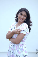 Stylish Arrivals Rayon Gathering Frock Model Night Gown's | Front Adjustable Gathering Style Rope Rope | Double Layer Sleeve | Trending Collection's for Stylish Women's (GFK)