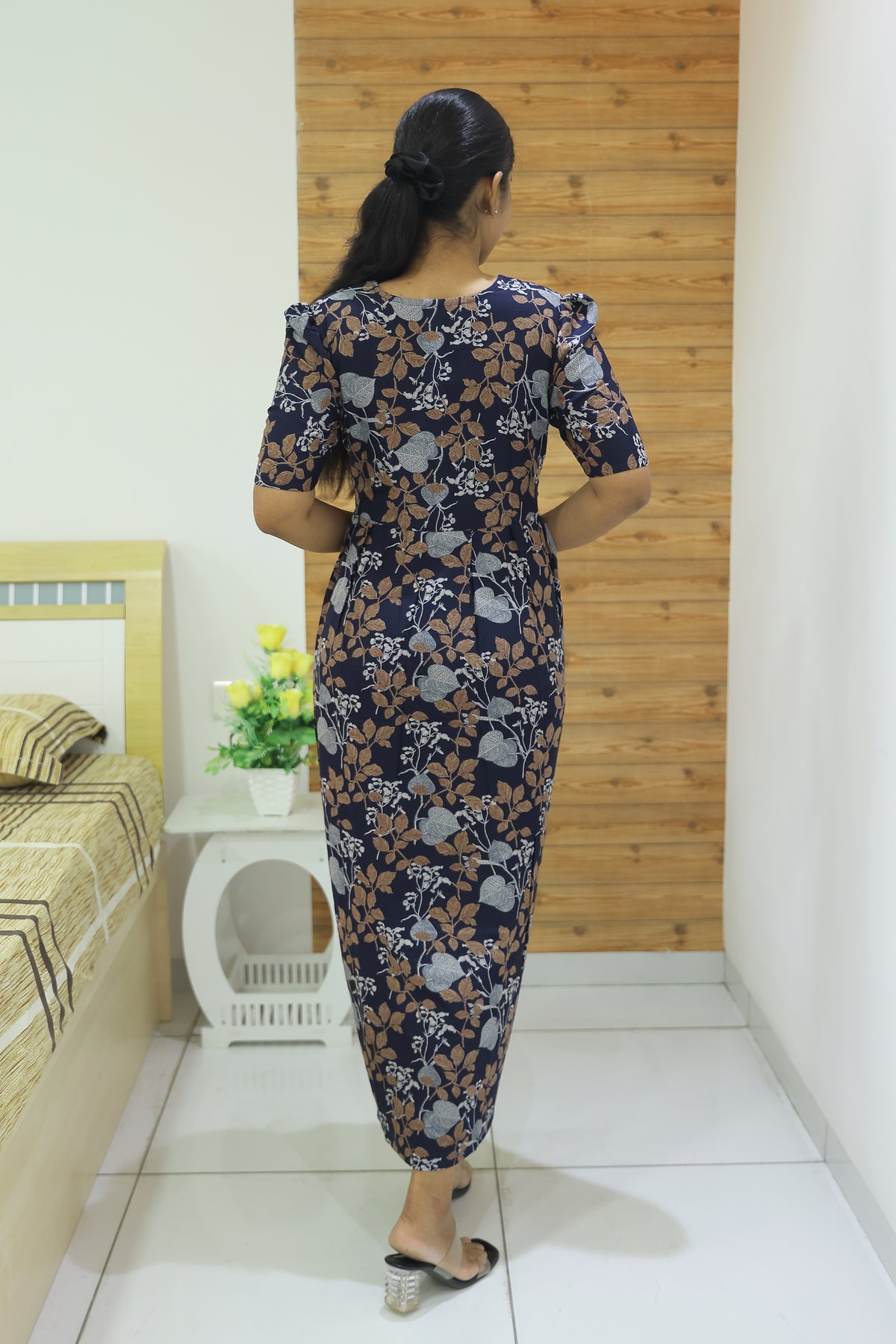 Alpine KURTI Style Nighties| Beautiful Stylish KURTI Model | Stylish Puff Sleeve | Zipless Model | Fresh Collection's for Stylish Women's MKA (H/S)