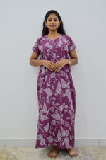 MANGAI Premium RAYON Printed Nighties- All Over Printed Stylish Nightwear for Stylish Women | Updated Design's (LDM)