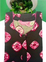 MANGAI Daily Wear Casual Comfort Fit Cotton Printed Nighties | Front Open Zipper Model | Fancy Round Neck with Side Pocket Cotton Nighties (DRN)