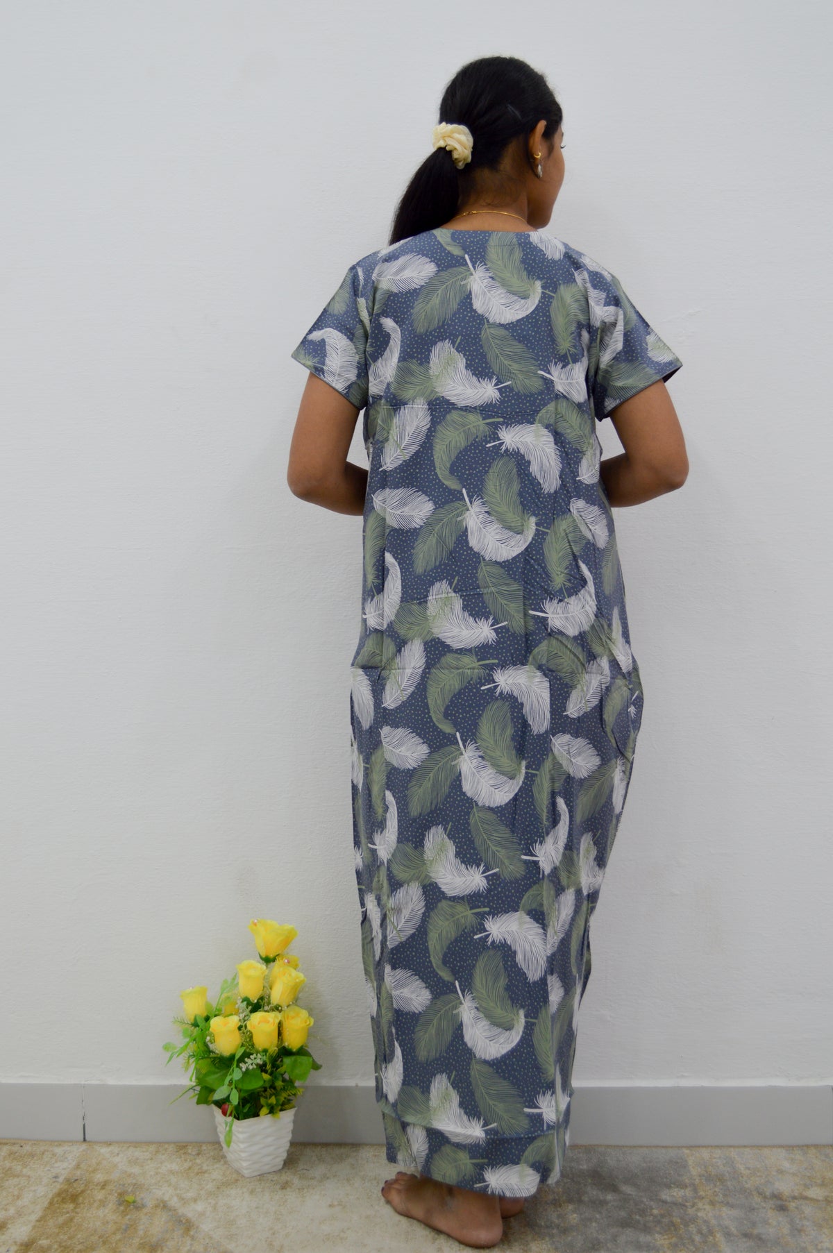 MANGAI Premium RAYON Printed Nighties- All Over Printed Stylish Nightwear for Stylish Women | Updated Design's (LDM)