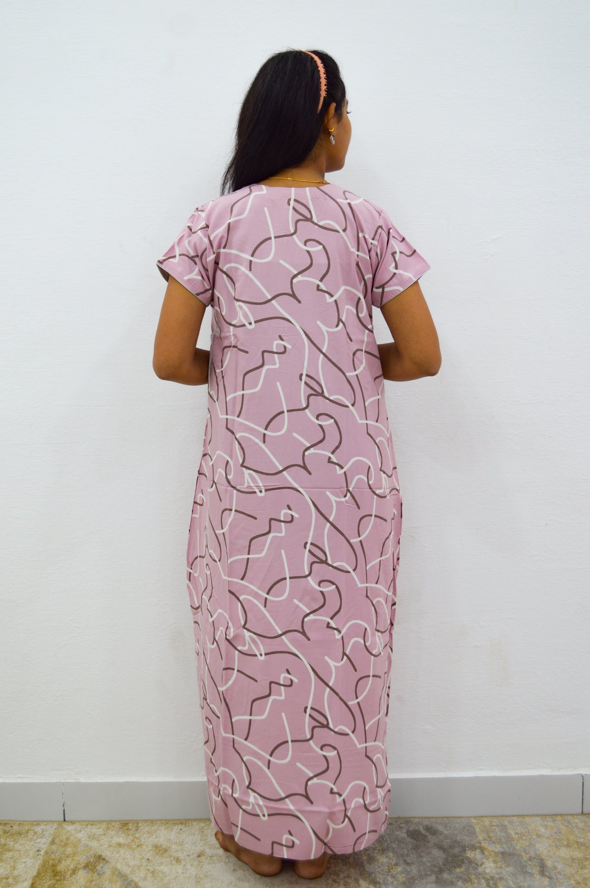 MANGAI Premium RAYON Printed Nighties- All Over Printed Stylish Nightwear for Stylish Women | Updated Design's (LDM)