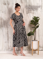 New Arrivals 4-IN-ONE MAXI Mom's Feeding & Casual Wear | Stylish Maxi Style | Invisible Feeding Zipper | Perfect Pre & Post Pregnancy Wear (MAXI 4-IN-ONE)