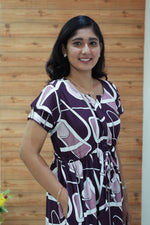 Stylish Arrivals Rayon Gathering Frock Model Night Gown's | Front Adjustable Gathering Style Rope Rope | Double Layer Sleeve | Trending Collection's for Stylish Women's (GFK)