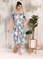 New Arrivals 4-IN-ONE MAXI Mom's Feeding & Casual Wear | Stylish Maxi Style | Invisible Feeding Zipper | Perfect Pre & Post Pregnancy Wear (MAXI 4-IN-ONE)