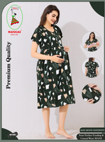 New Arrivals 4-IN-ONE MAXI Mom's Feeding & Casual Wear | Stylish Maxi Style | Invisible Feeding Zipper | Perfect Pre & Post Pregnancy Wear (FIO-MXI)