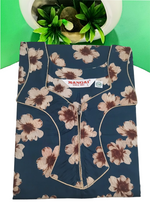 MANGAI New Regular Fit Cotton Printed Nighties - All Over Printed Stylish Nightwear for Stylish Women | Side Cut Pocket | Beautiful Nighties for Stylish Women's | Colourful Printed Cotton Nighties (ATR)