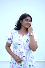 Stylish Arrivals Rayon Gathering Frock Model Night Gown's | Front Adjustable Gathering Style Rope Rope | Double Layer Sleeve | Trending Collection's for Stylish Women's (GFK)