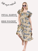 Rayon MAXI FROCK Model Nighties | Fancy Petal Sleeve | Fancy Neck & Side Pocket | Pleated Frock MAXI Style | Trendy Collection's for Stylish Women & Teenage Girl (PSG-H)
