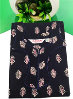 MANGAI New Regular Fit Cotton Printed Nighties - All Over Printed Stylish Nightwear for Stylish Women | Side Cut Pocket | Beautiful Nighties for Stylish Women's | Colourful Printed Cotton Nighties (ATR)