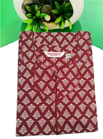 MANGAI New Regular Fit Cotton Printed Nighties - All Over Printed Stylish Nightwear for Stylish Women | Side Cut Pocket | Beautiful Nighties for Stylish Women's | Colourful Printed Cotton Nighties (ATR)