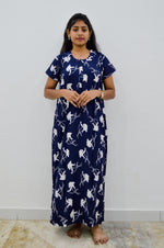 MANGAI Premium RAYON Printed Nighties- All Over Printed Stylish Nightwear for Stylish Women | Updated Design's (LDM)