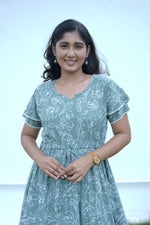 Stylish Arrivals Rayon Gathering Frock Model Night Gown's | Front Adjustable Gathering Style Rope Rope | Double Layer Sleeve | Trending Collection's for Stylish Women's (FKG)