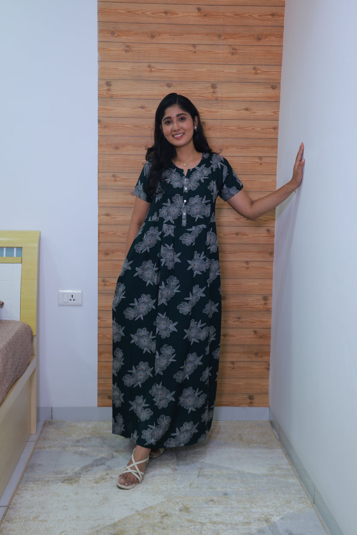 Alpine KURTHI Style Nighties| FancySleeve | Zipless Model | Updated Collection's for Stylish Women MKA (H/S)