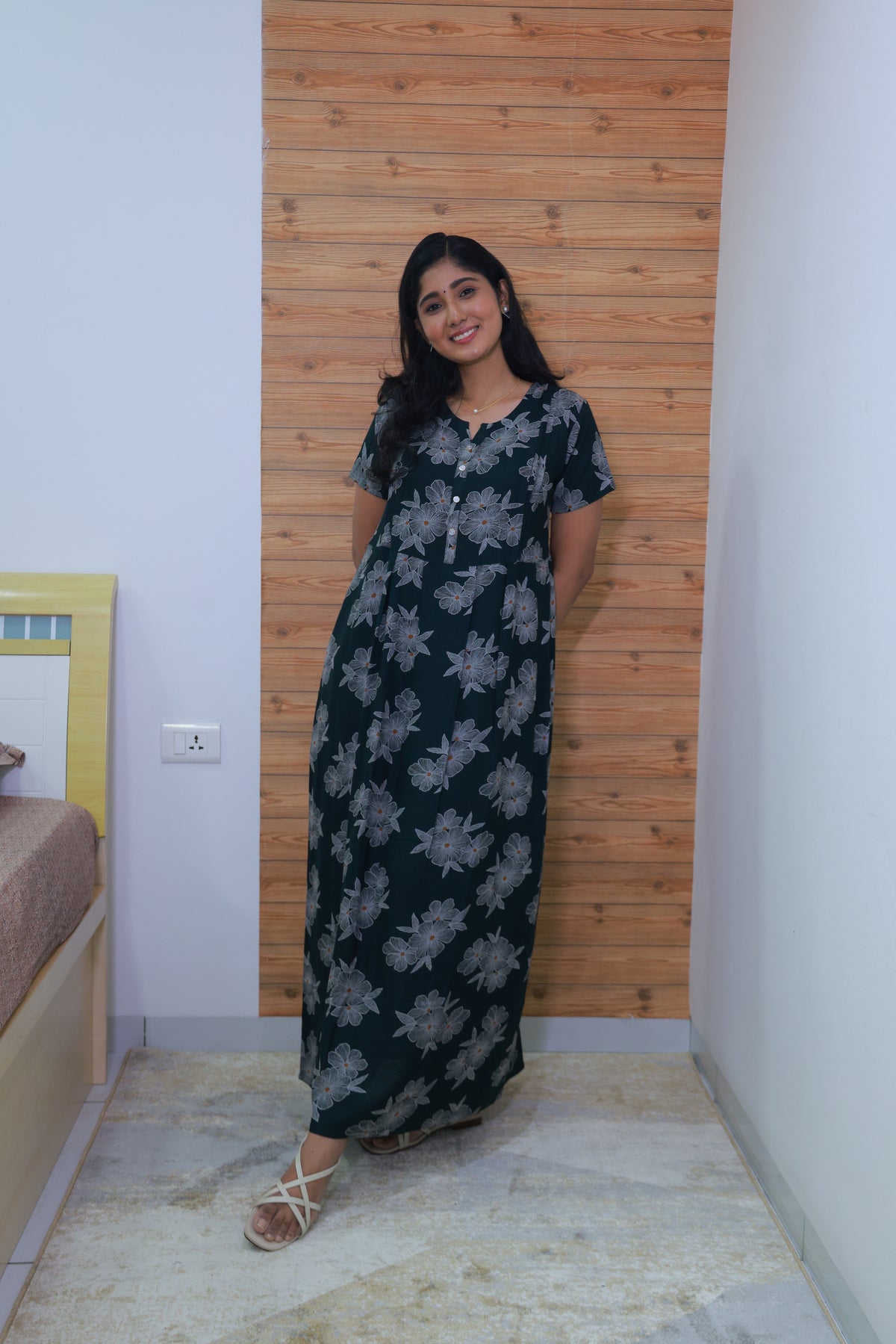 Alpine KURTHI Style Nighties| FancySleeve | Zipless Model | Updated Collection's for Stylish Women MKA (H/S)