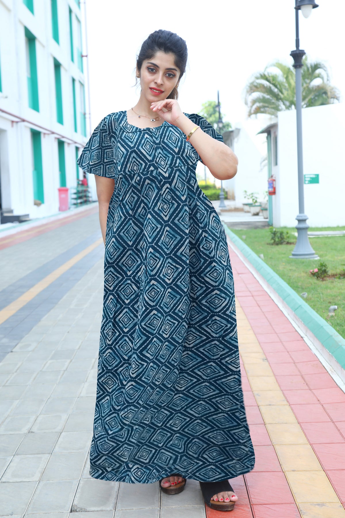 Premium Cotton Printed Nighties Online