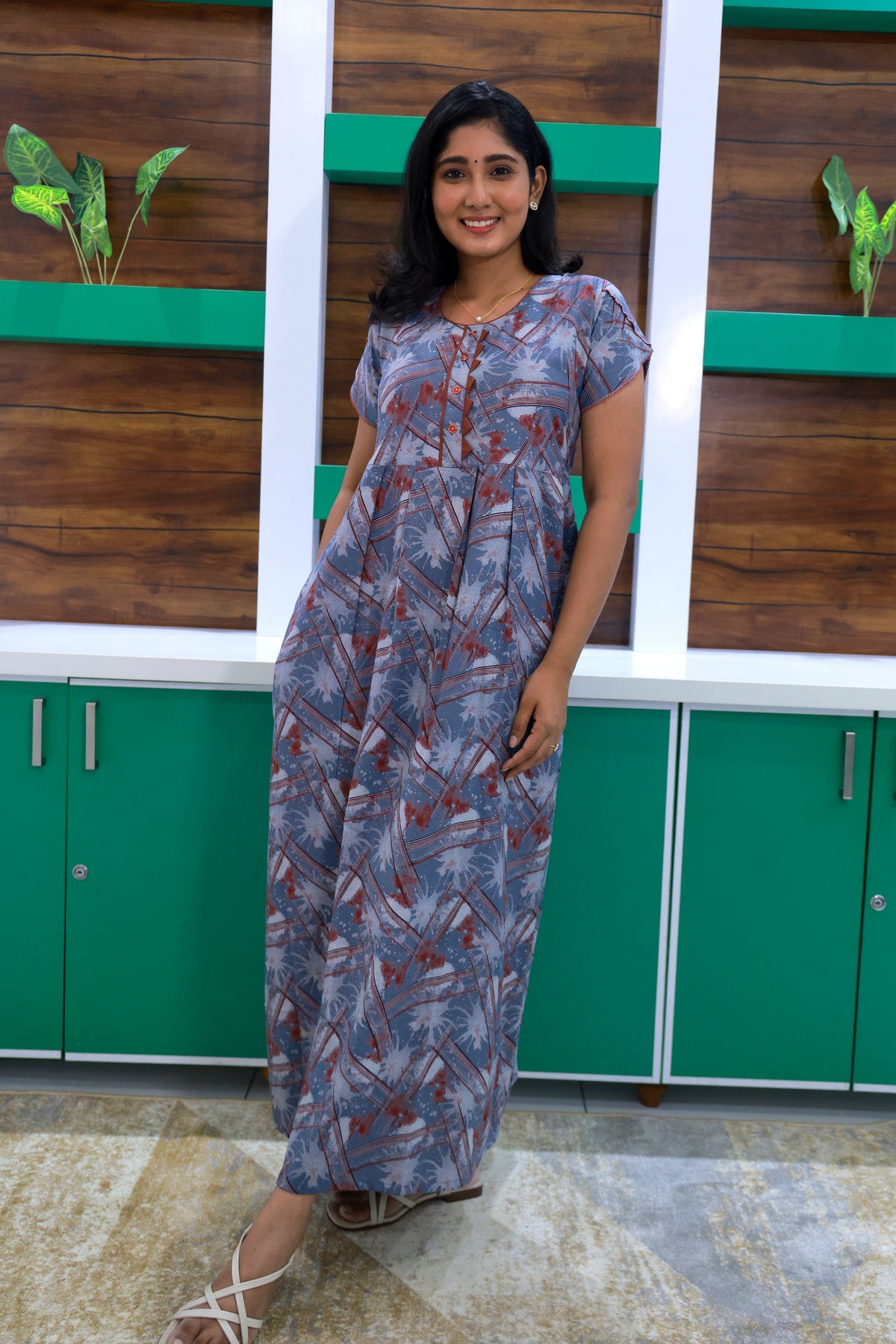 Alpine KURTHI Style Nighties| FancySleeve | Zipless Model | Updated Collection's for Stylish Women MKA (H/S)