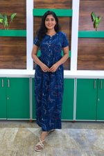 Alpine KURTHI Style Nighties| FancySleeve | Zipless Model | Updated Collection's for Stylish Women MKA (H/S)