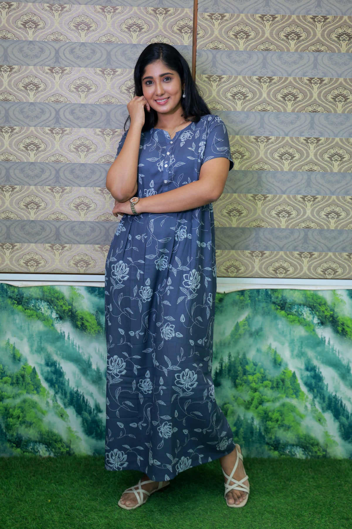 Alpine KURTHI Style Nighties| FancySleeve | Zipless Model | Updated Collection's for Stylish Women MKA (H/S)