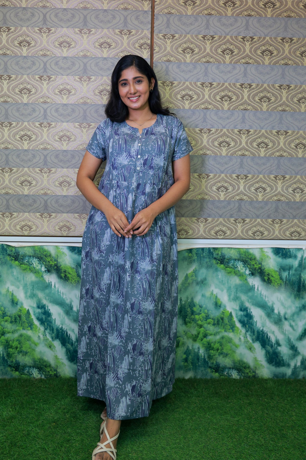 Alpine KURTHI Style Nighties| FancySleeve | Zipless Model | Updated Collection's for Stylish Women MKA (H/S)