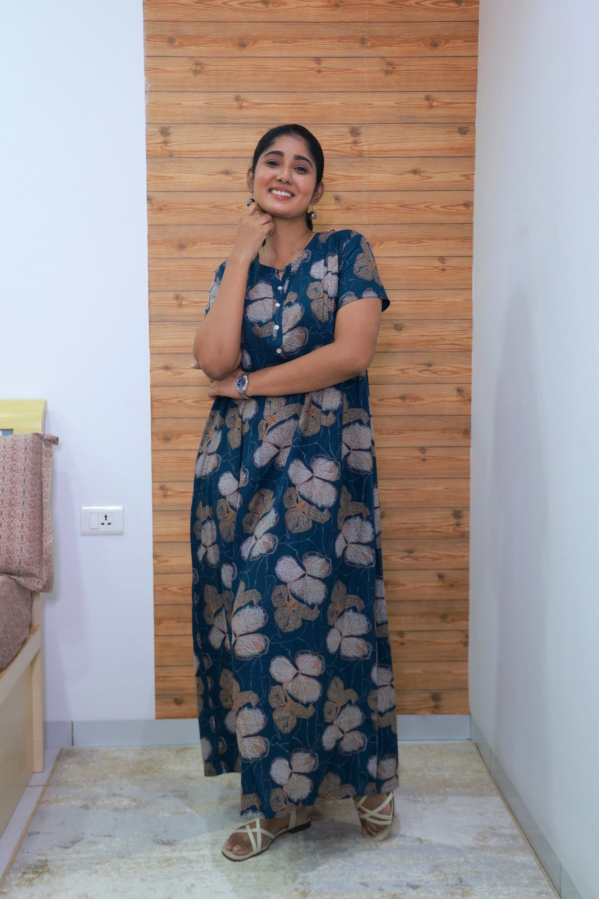 Alpine KURTHI Style Nighties| FancySleeve | Zipless Model | Updated Collection's for Stylish Women MKA (H/S)