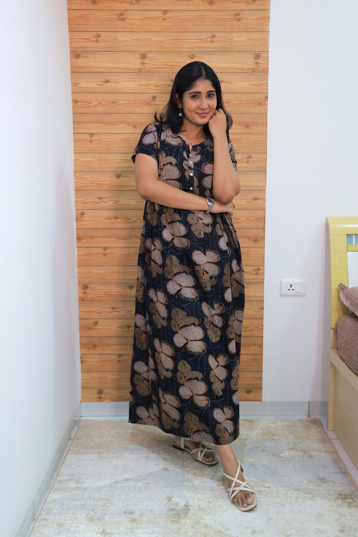 Alpine KURTHI Style Nighties| FancySleeve | Zipless Model | Updated Collection's for Stylish Women MKA (H/S)