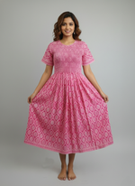 Soft Cotton Stretchable Smocking Nighties for New Arrivals | Daily Comforts & Light Weighted Elastic Nighties| Smocking Nightgown for Trendy Women's (SCT)
