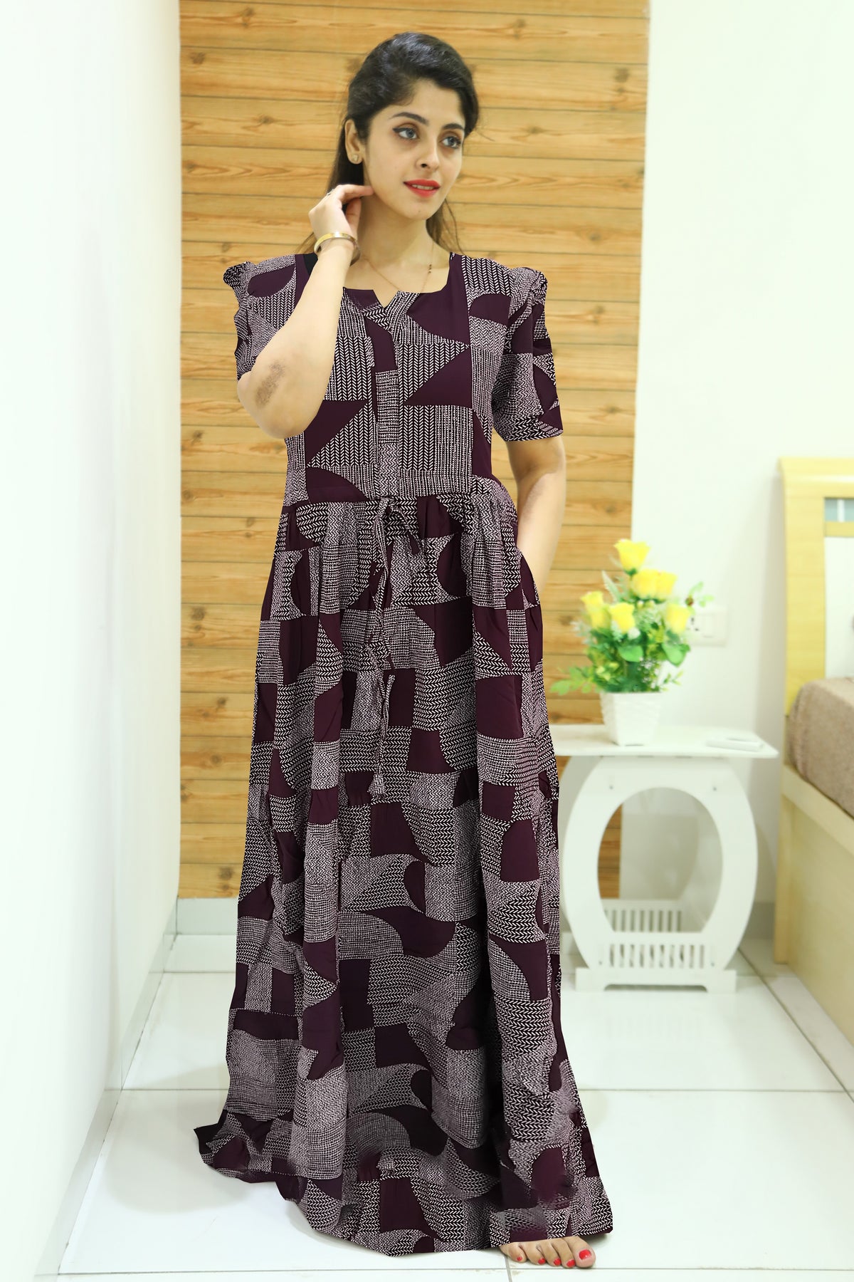 Buy Full Frock Model Nighties Online