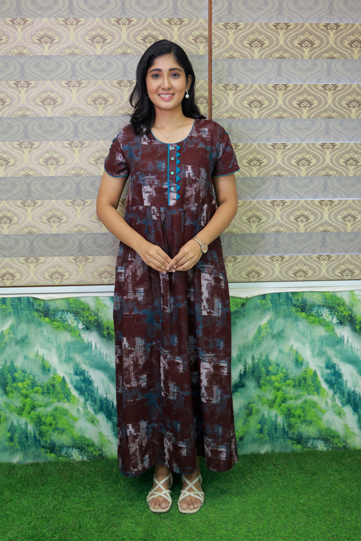 Alpine KURTHI Style Nighties| FancySleeve | Zipless Model | Updated Collection's for Stylish Women MKA (H/S)