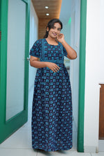 Cotton FROCK Model Casual Wear Nighties | Stylish Pleated Frock Style | Multipurpose Nighties | Pregnancy Wear | Pleated Model | Stylish Nighties for Stylish Women (PWC)