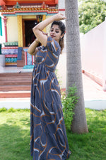 Stylish Arrivals Rayon Gathering Frock Model Night Gown's | Front Adjustable Gathering Style Rope Rope | Double Layer Sleeve | Trending Collection's for Stylish Women's (GFK)