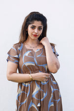 Stylish Arrivals Rayon Gathering Frock Model Night Gown's | Front Adjustable Gathering Style Rope Rope | Double Layer Sleeve | Trending Collection's for Stylish Women's (GFK)