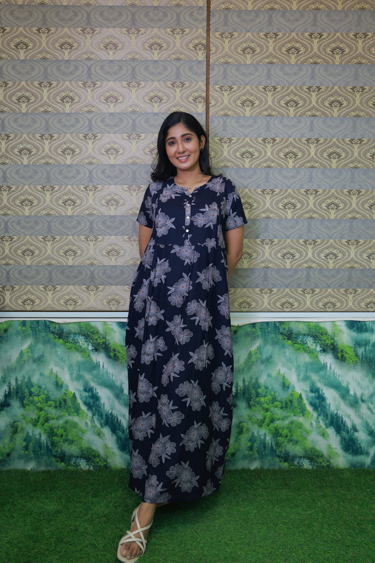 Alpine KURTHI Style Nighties| FancySleeve | Zipless Model | Updated Collection's for Stylish Women MKA (H/S)