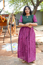 MANGAI New Festive Maternity Wear | Invisible Feeding Zipper | Side Pocket | Adjustable Back Tie Rope | Long Top Casual Wear (MFW)