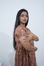 MANGAI Rayon Frock Nighties | Front Open Lengthy Zipper Comforts Feeding | Fancy Double Layered Sleeve's | Post & Pre Pregnancy's and Casual Wear | Side Pocket |Versatile Rayon Frock Night Gown's for Stylish Women's (RPW)