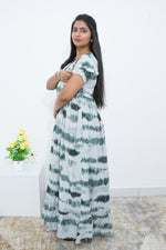 MANGAI Rayon Frock Nighties | Front Open Lengthy Zipper Comforts Feeding | Fancy Double Layered Sleeve's | Post & Pre Pregnancy's and Casual Wear | Side Pocket |Versatile Rayon Frock Night Gown's for Stylish Women's (RPW)