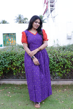 MANGAI New Festive Maternity Wear | Invisible Feeding Zipper | Side Pocket | Adjustable Back Tie Rope | Long Top Casual Wear (MFW)