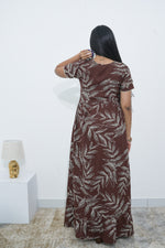 MANGAI Rayon Frock Nighties | Front Open Lengthy Zipper Comforts Feeding | Fancy Double Layered Sleeve's | Post & Pre Pregnancy's and Casual Wear | Side Pocket |Versatile Rayon Frock Night Gown's for Stylish Women's (RPW)