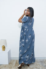 MANGAI Rayon Frock Nighties | Front Open Lengthy Zipper Comforts Feeding | Fancy Double Layered Sleeve's | Post & Pre Pregnancy's and Casual Wear | Side Pocket |Versatile Rayon Frock Night Gown's for Stylish Women's (RPW)