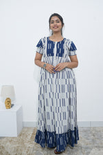 MANGAI Rayon Frock Nighties | Front Open Lengthy Zipper Comforts Feeding | Fancy Double Layered Sleeve's | Post & Pre Pregnancy's and Casual Wear | Side Pocket |Versatile Rayon Frock Night Gown's for Stylish Women's (RPW)