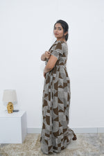 MANGAI Rayon Frock Nighties | Front Open Lengthy Zipper Comforts Feeding | Fancy Double Layered Sleeve's | Post & Pre Pregnancy's and Casual Wear | Side Pocket |Versatile Rayon Frock Night Gown's for Stylish Women's (RPW) (