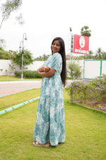 Stylish Arrivals Rayon Gathering Frock Model Night Gown's | Front Adjustable Gathering Style Rope | Puff Sleeve | Trending Collection's for Stylish Women's (FKG)