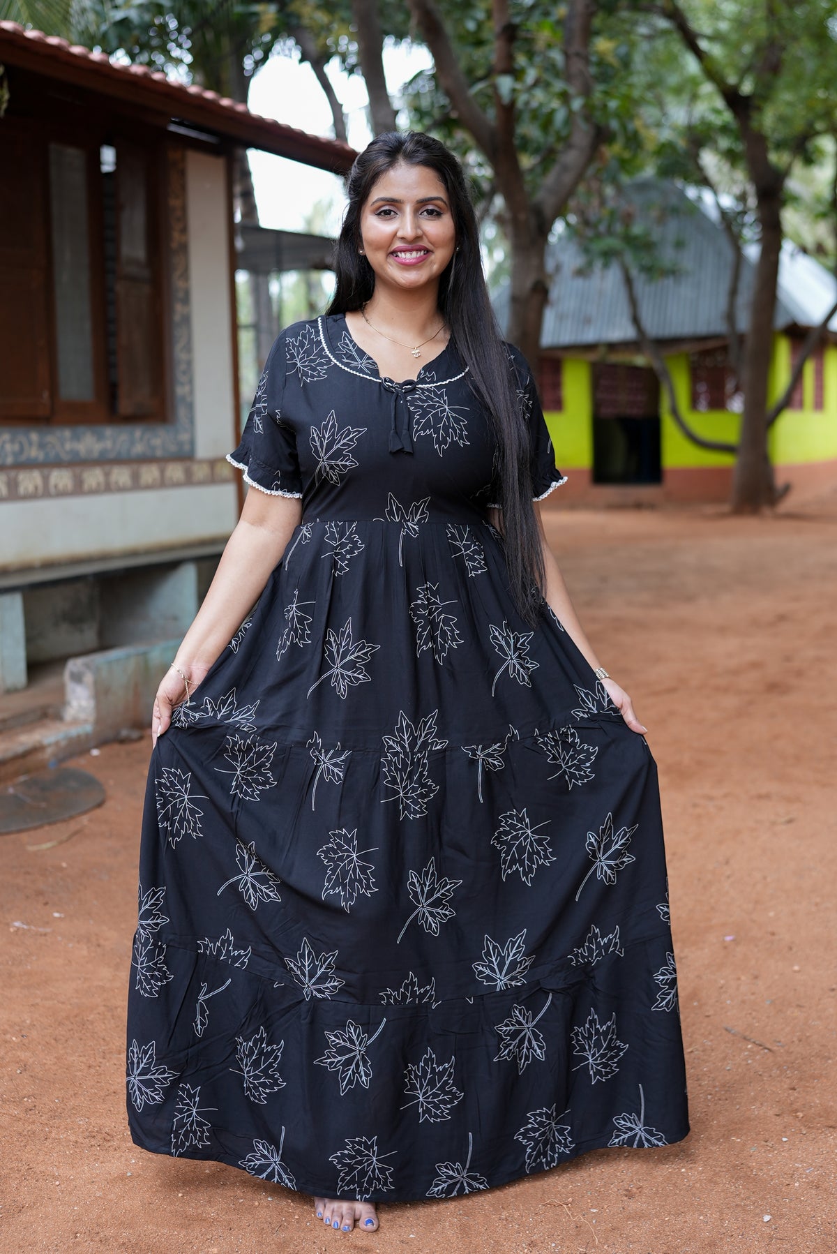 Full Frock Model Nighties Online