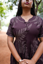 Mangai 3 Layer Flared Frock Model Nighties Soft and Smooth Premium Quality Rayon Material , Fancy Frilled Sleeve, Side Pocket , Back tie Rope , Stylish Collection's for Trendy Women's (MRK)