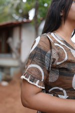 Mangai 3 Layer Flared Frock Model Nighties Soft and Smooth Premium Quality Rayon Material , Fancy Frilled Sleeve, Side Pocket , Back tie Rope , Stylish Collection's for Trendy Women's (MRK)