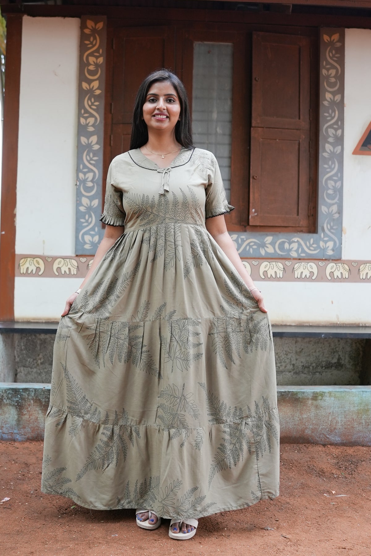 Full Frock Model Nighties Online