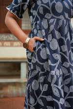 Mangai 3 Layer Flared Frock Model Nighties Soft and Smooth Premium Quality Rayon Material , Fancy Frilled Sleeve, Side Pocket , Back tie Rope , Stylish Collection's for Trendy Women's (MRK)