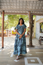 MANGAI Rayon Frock Nighties | Front Open Lengthy Zipper Comforts Feeding | Fancy Double Layered Sleeve's | Post & Pre Pregnancy's and Casual Wear | Side Pocket |Versatile Rayon Frock Night Gown's for Stylish Women's (RFF)