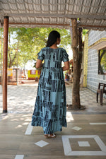 MANGAI Rayon Frock Nighties | Front Open Lengthy Zipper Comforts Feeding | Fancy Double Layered Sleeve's | Post & Pre Pregnancy's and Casual Wear | Side Pocket |Versatile Rayon Frock Night Gown's for Stylish Women's (RFF)